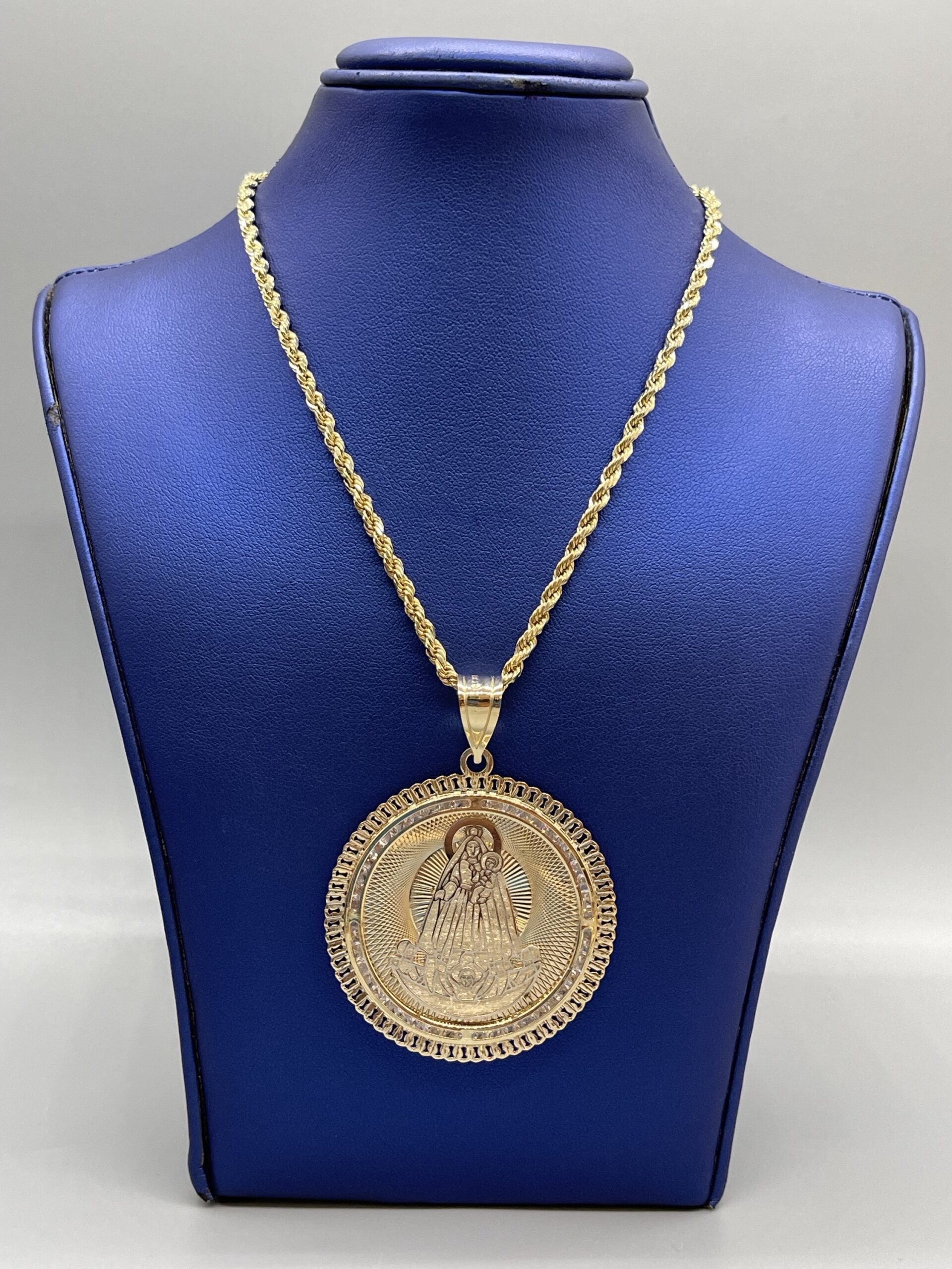 10KT Gold St.Careda Pendant ComboSet